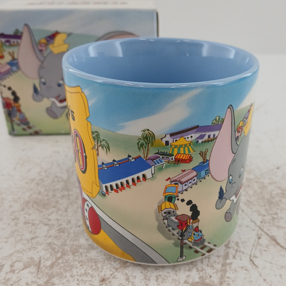 Vintage Dumbo Coffee Mug Walt Disney Classic Cup Timothy Q Mouse w/ Box - Picture 6 of 11